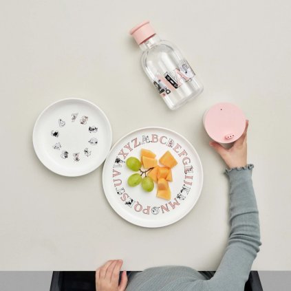 Kunststoffschale MOOMIN ABC 15 cm, lachs, RIG-TIG