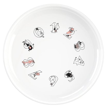 Kunststoffschale MOOMIN ABC 15 cm, lachs, RIG-TIG