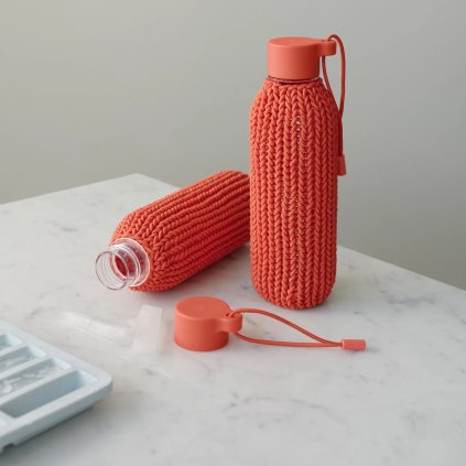 Trinkflasche CATCH-IT 600 ml, warm rot, tritan, RIG-TIG