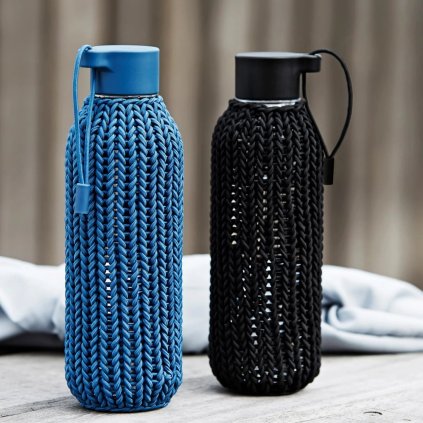 Trinkflasche CATCH-IT 600 ml, blau, tritan, RIG-TIG