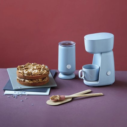 Kaffeevollautomat FOODIE 400 ml, leicht blau, kunststoff, RIG-TIG