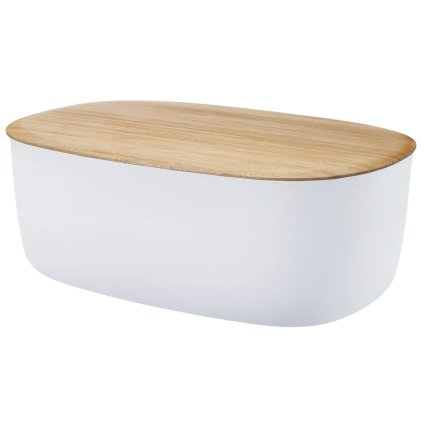 Brotkasten BOX-IT 34 cm, weiß, kunststoff / bambus, RIG-TIG
