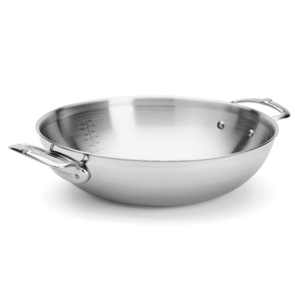 221078 wok na indukci affinity 32 cm stribrna nerezova ocel de buyer