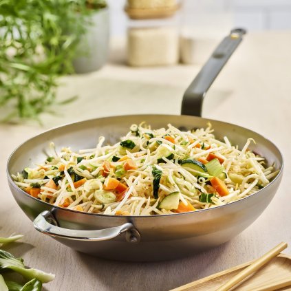 Wok MINERAL B 40 cm, stahl, de Buyer