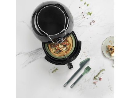 Basisset für Heißluftfritteuse, set à 3 st, grün, silikon, Lékué