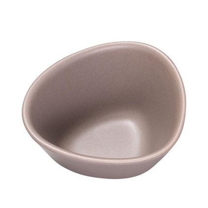 Schüssel KURVE 11 cm, warm grau, steingut, LIND DNA