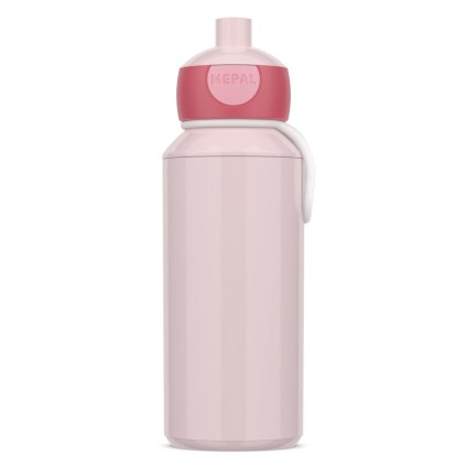 222308 lahev na vodu pro deti campus 400 ml chladna ruzova plast mepal