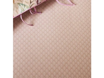 Spannbettlaken Einzelbett SCALA 90 x 200 cm, Koralle, Baumwollperkal, Pip Studio