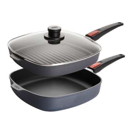 Pfannenset DIAMOND LITE, set à 2 st, mit Deckel, WOLL