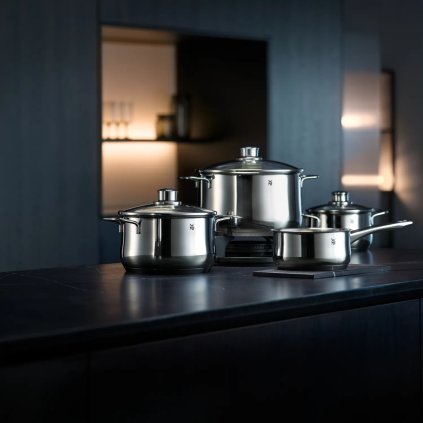 Kochtopfset DIADEM PLUS, set à 10 st, silber, edelstahl, WMF
