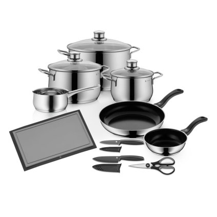 Kochtopfset DIADEM PLUS, set à 10 st, silber, edelstahl, WMF