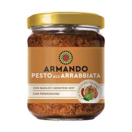 225813 pesto rosso all arrabbiata 180 g armando