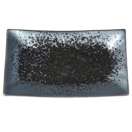Sushi-Platte Schwarze Perle 33 x 19 cm MIJ