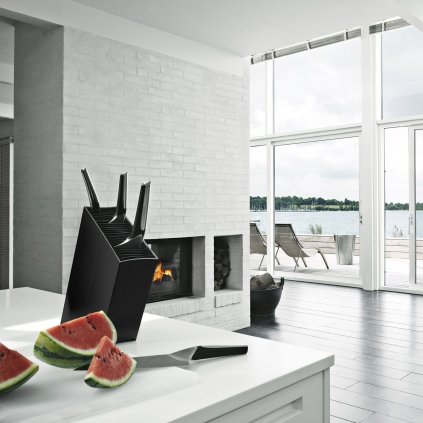 Messerblock ANGLED, schwarz, Eva Solo