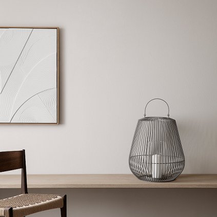 Laterne NIDEA, 76 cm, weiß, Blomus