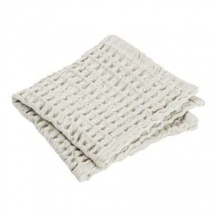 Handtuch CARO 30 x 30 cm, Creme, Blomus