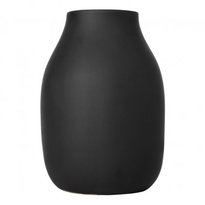 Vase COLORA L 20 cm, schwarz, Blomus
