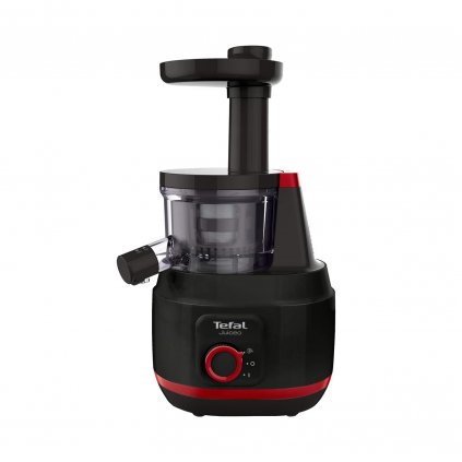 Slow Juicer 2SP ZC150838, 150 W, schwarz/rot, Tefal