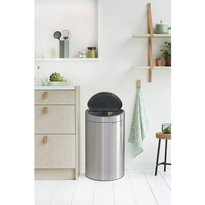 Touch Mülleimer TOUCH BIN NEW 23 + 10 l, Stahl matt, Brabantia