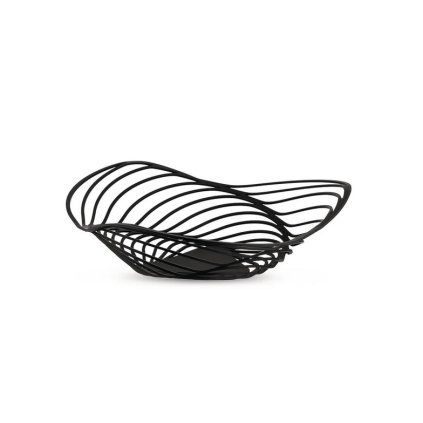 Obstschale TRINITY 26 cm, flach, schwarz, Alessi
