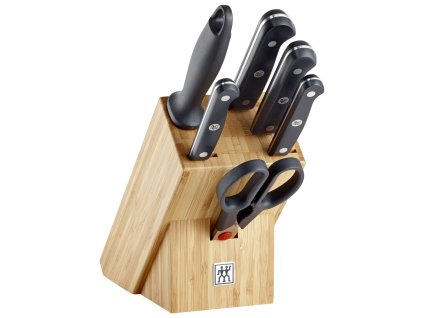 Messerblock GOURMET, 7-teilig, Bambus, Zwilling