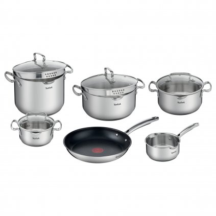 Kochtopfset DUETTO+, 10-teilig, Tefal
