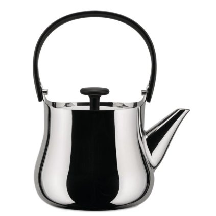 Teekanne Wasserkessel mit Siebeinsatz CHA 900 ml, Edelstahl, Alessi