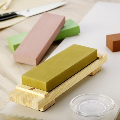 Basis Kit für Schleifstein, Holz, Miyabi