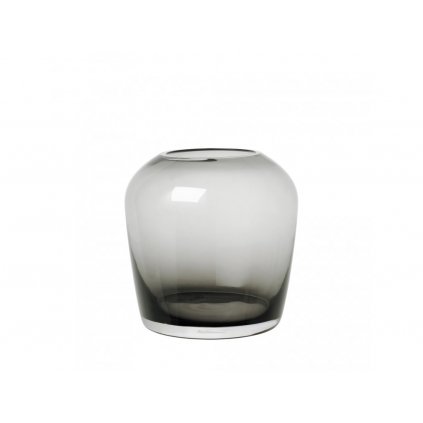 Vase LETA 15 cm, Rauchglas, Blomus