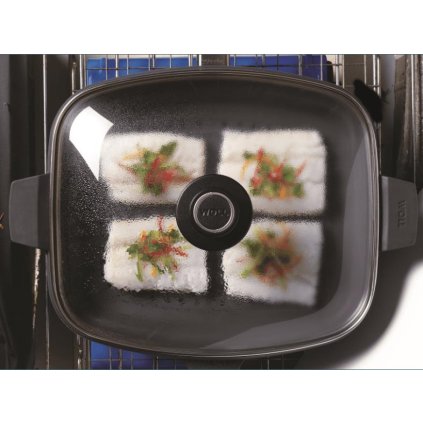 Pfannendeckel 30 x 26 cm, Glas, WOLL