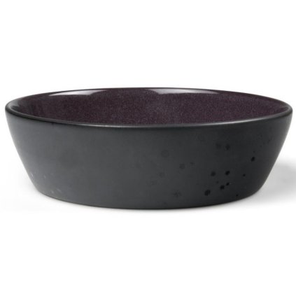 Schale 18 cm, schwarz/lila, Bitz