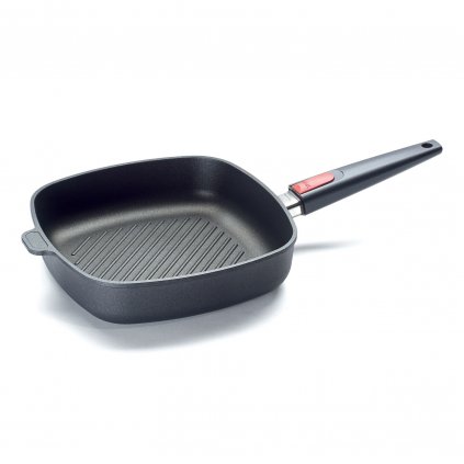 Grillpfanne TITANIUM NOWO 26 x 26 cm, abnehmbarer Griff, Titanium, WOLL