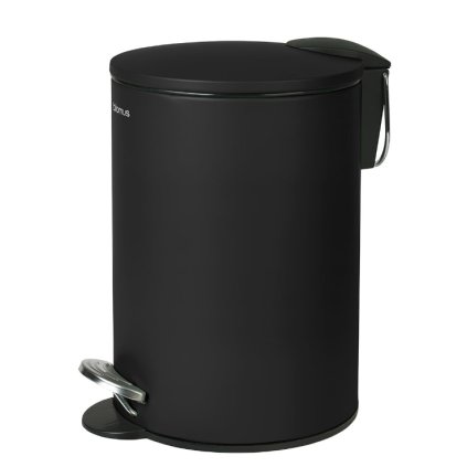Badezimmer Treteimer TUBO 3 l, schwarz, Blomus