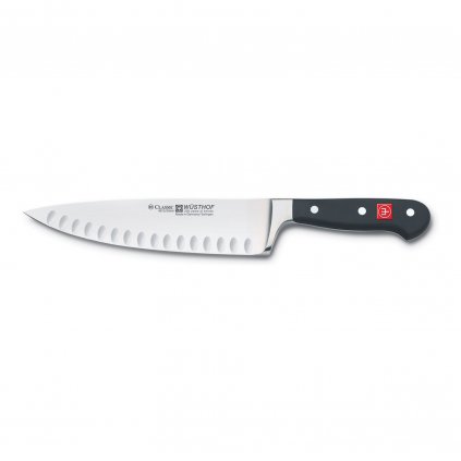 Chefmesser Kochmesser CLASSIC, 20 cm, breite Klinge, Rillen, Wüsthof