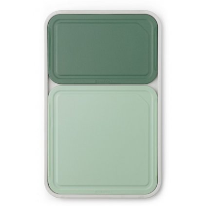 Schneidebrett, 3er-Set, grün, Kunststoff, Brabantia