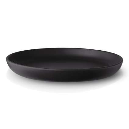 Speiseteller NORDIC KITCHEN 25 cm, schwarz, Steinzeug, Eva Solo