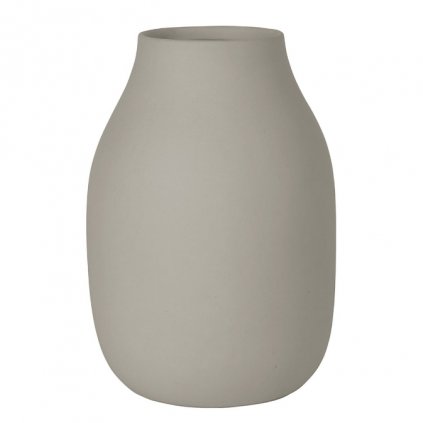 Vase COLORA S 15 cm, warmes Grau, Blomus