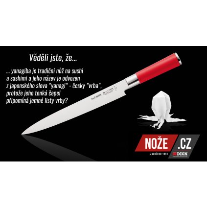 Yanagiba Messer RED SPIRIT 24 cm, F.Dick