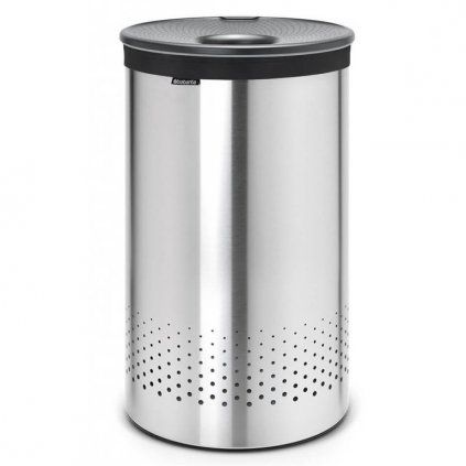 Wäschekorb 60 l, Stahl matt, Brabantia