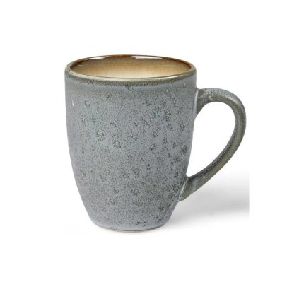 Teetasse 300 ml, Grau/Creme, Steinzeug, Bitz