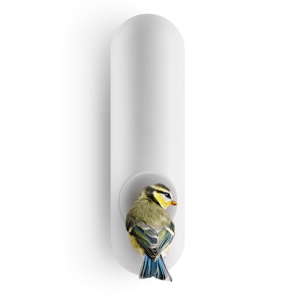 Wand-Vogelfutterröhre, weiß, Keramik, Eva Solo