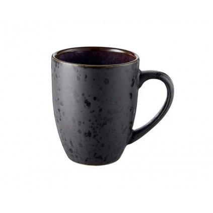 Teetasse 300 ml, schwarz/dunkelblau, Steinzeug, Bitz