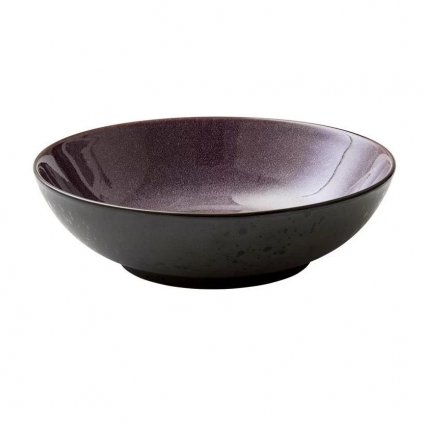 Salatschale 24 cm, schwarz/lila, Bitz