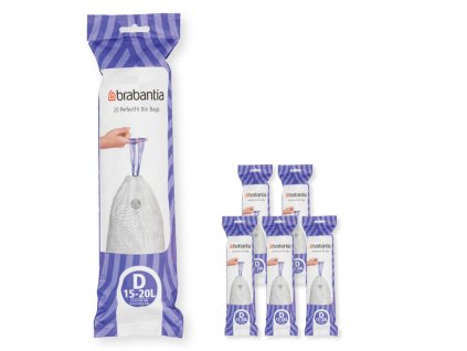 Müllbeutel D PERFECTFIT 15-20 l, 120 Stück, Brabantia