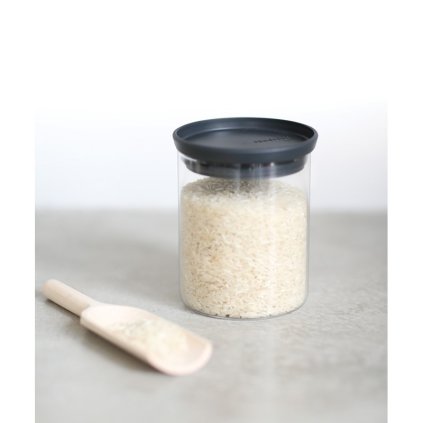 Vorratsdose 600 ml, stapelbar, Glas, Brabantia