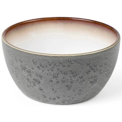 Servierschale 14 cm, grau/creme, Bitz