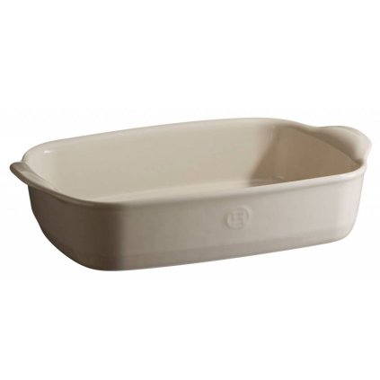 Auflaufform 36 x 23 cm, Creme, Ton, Emile Henry