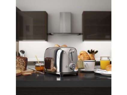 Toaster TSF01SSEU, 2 Scheiben, Chrom, Smeg