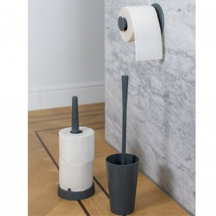 WC-Bürstengarnitur RIO, Naturgrau, Koziol