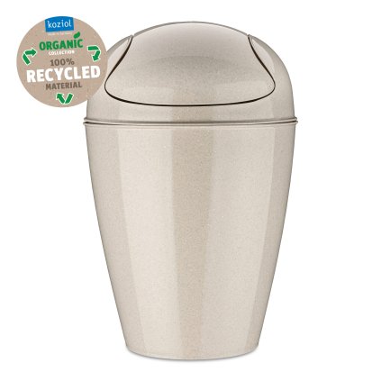 Schwingdeckeleimer DEL M 12 l, Wüstensand, Koziol